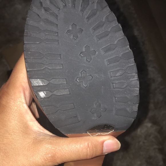 RACHEL ZOE NWT REAL LEATHER KNEE HIGH PLATFORM LUG SOLE BOOTS SIZE 8 - Picture 9 of 9